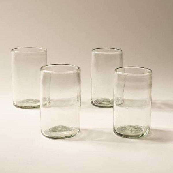 Recycled Handblown Glassware Set of 4