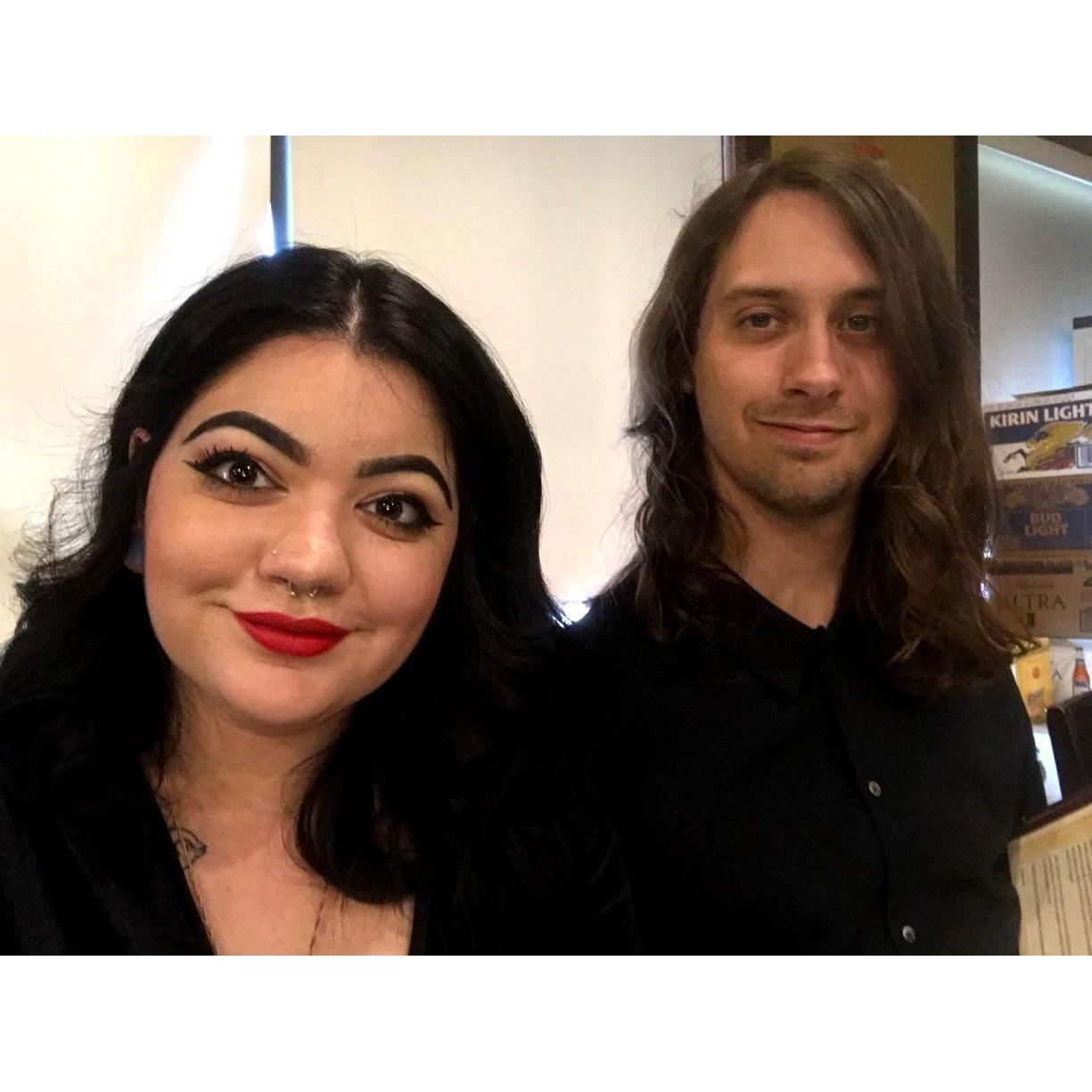 1 year anniversary dinner at Takeniwa