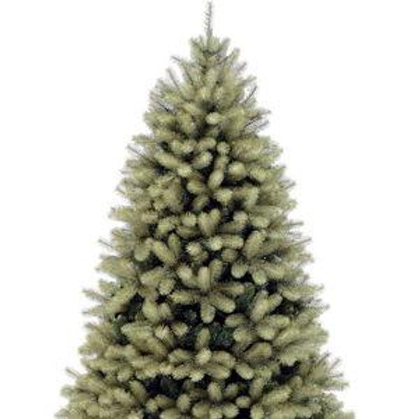 National Tree Company 7 ft Unlit Downswept Douglas Fir Artificial Christmas Tree, 1,539 Tips, Includes Stand, Green