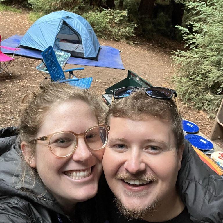 Our first camping trip together.