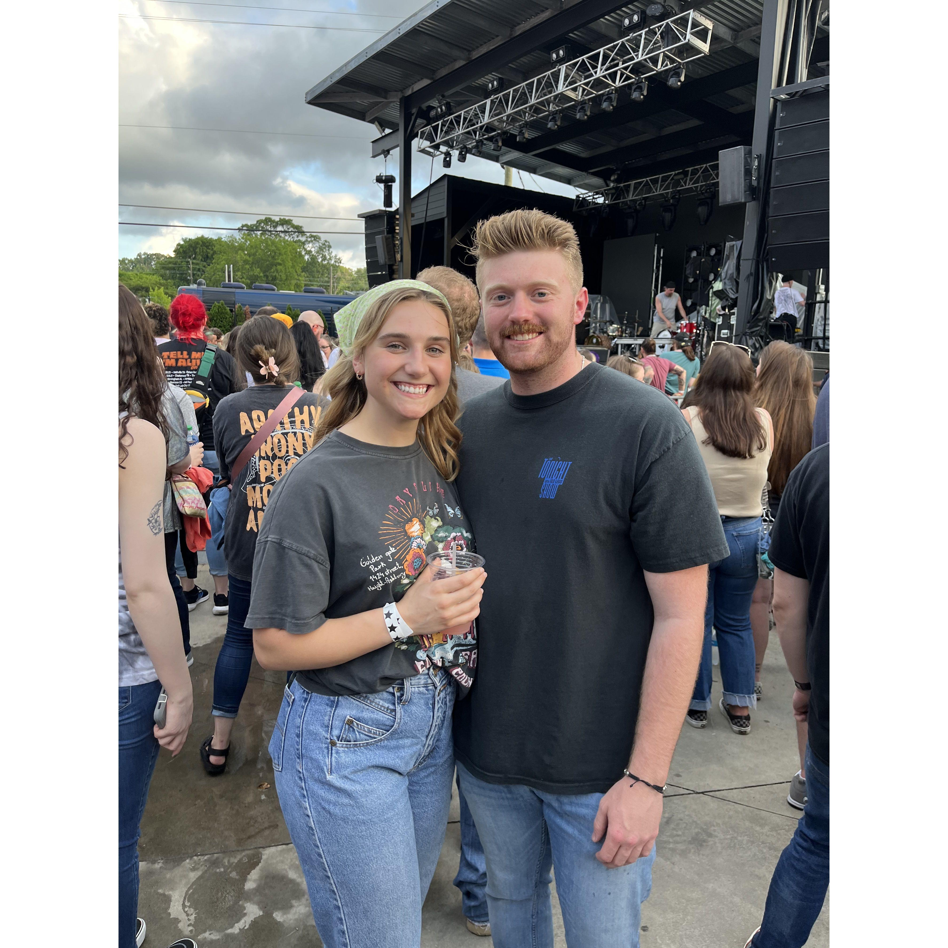 Our first concert together