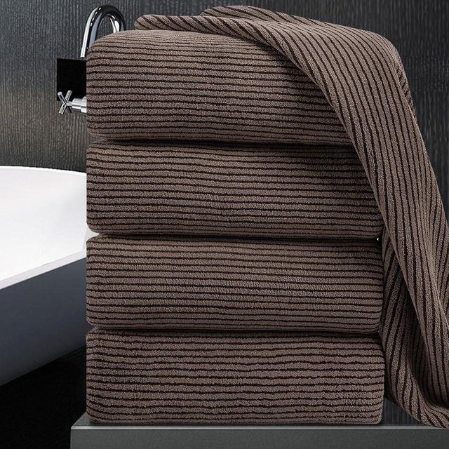 4 Piece Bath Towel Set 35"x70"Oversized Bath Towel for Bathroom Ultra Soft Fluffy Extra Large Bath Sheet Luxury Premium Bathroom Towel Highly Absorbent Quick Dry Shower Towel for Bathroom Hotel Spa
