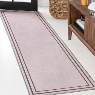 Sloane Classic 2-Stripe Border Washable Runner