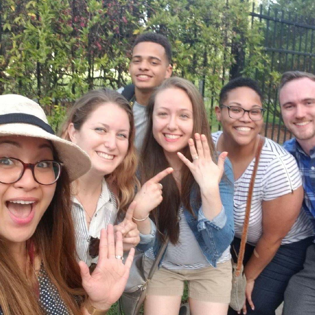 Jason surprised Sarah Brady with some special guests during his proposal
(Kimmie, Annette, Julien, Sarah Brady, Christi, & Jason)