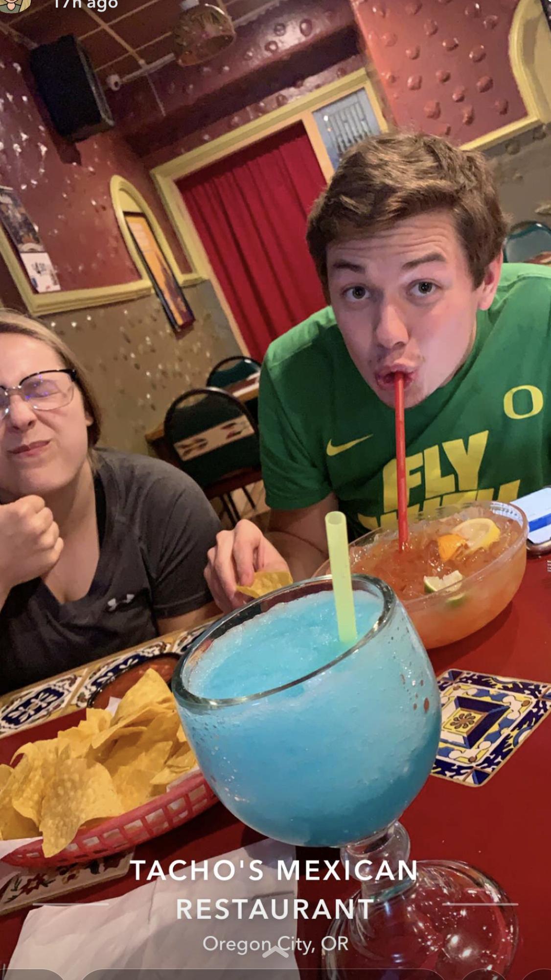 Tachos in Oregon City, snapchat courtesy of Marina