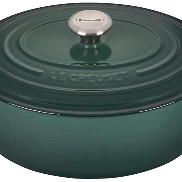 Le Creuset Enameled Cast Iron Signature Oval Dutch Oven, 8 qt., Artichaut