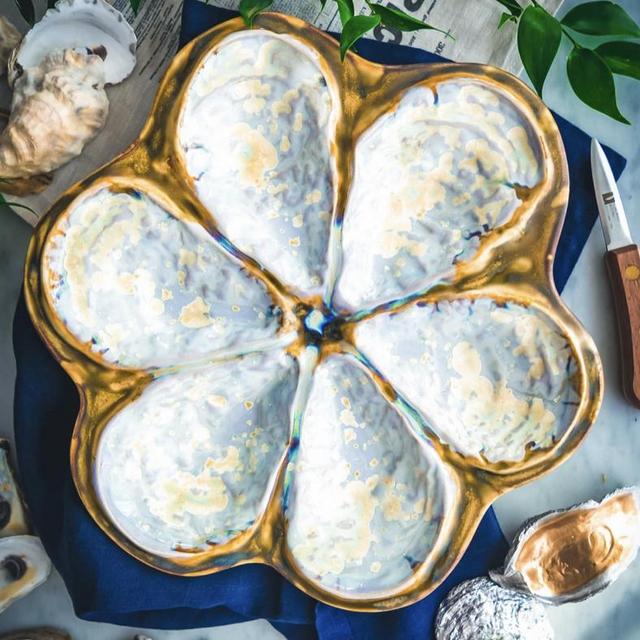 Alison Evans Abalone and Tortoise Traditional Oyster Platter