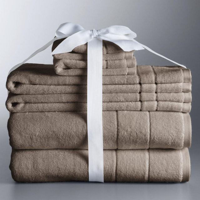 Simply Vera Vera Wang 6-piece Turkish Cotton Bath Towel Set - Light Brown