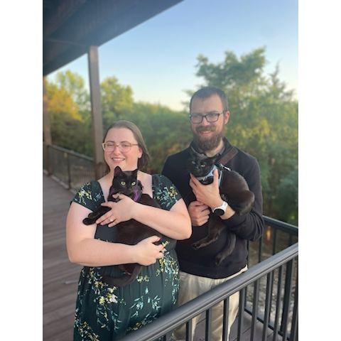 2024 with our cat babies Percy and Nova
