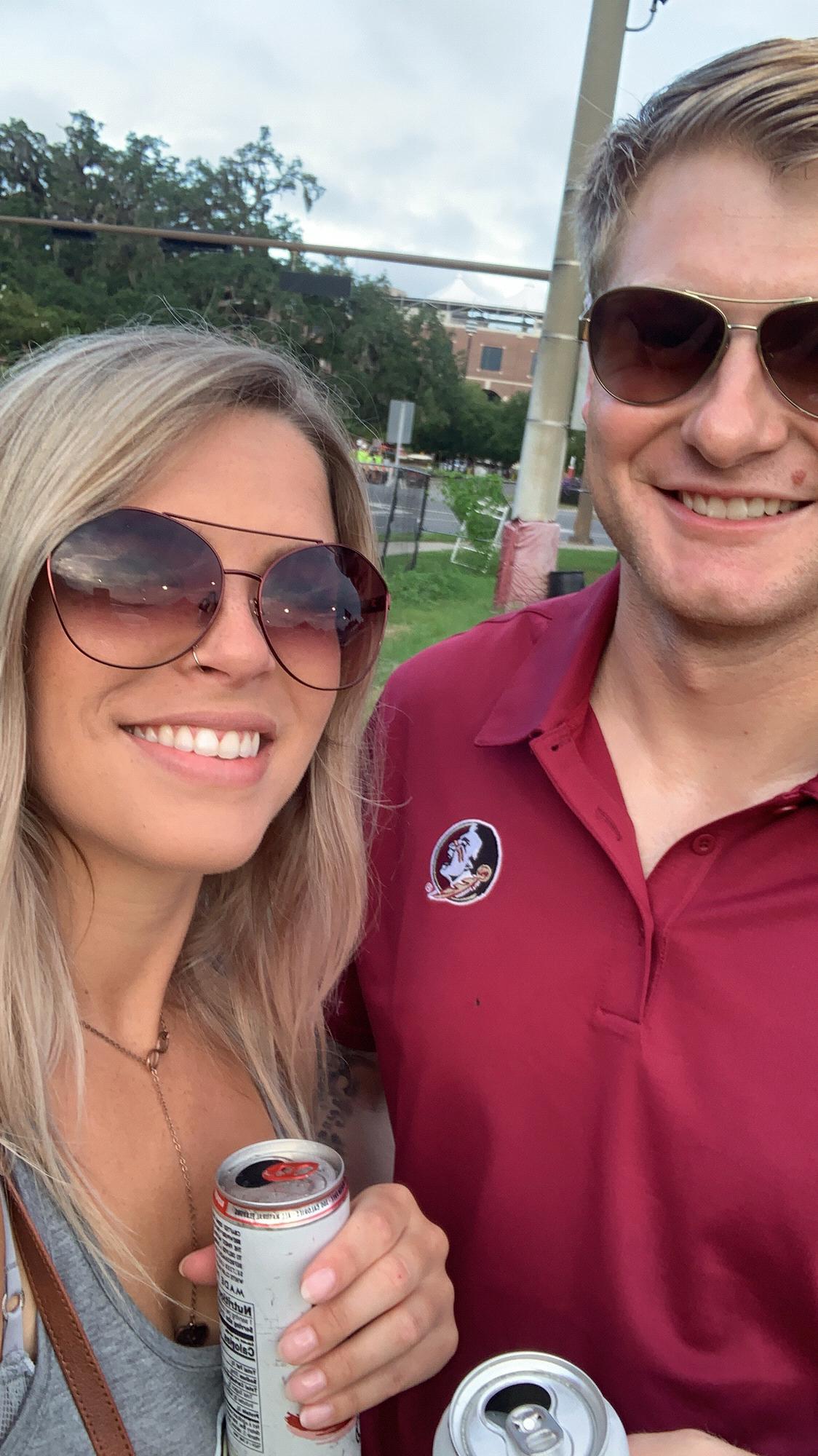 Tailgating at Ryan's first Florida State Game! Go Noles! Fall 2019