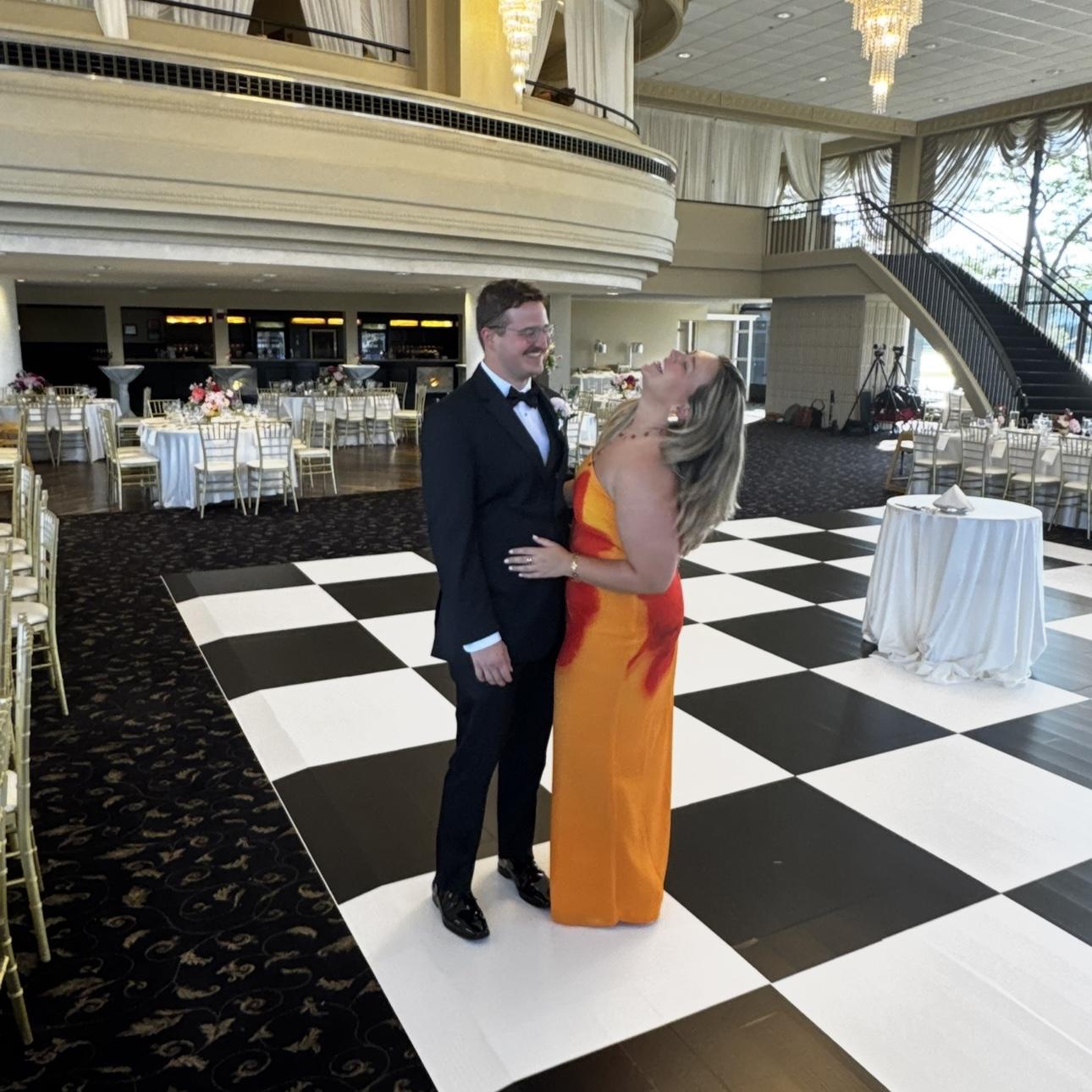 Our last wedding as boyfriend and girlfriend!