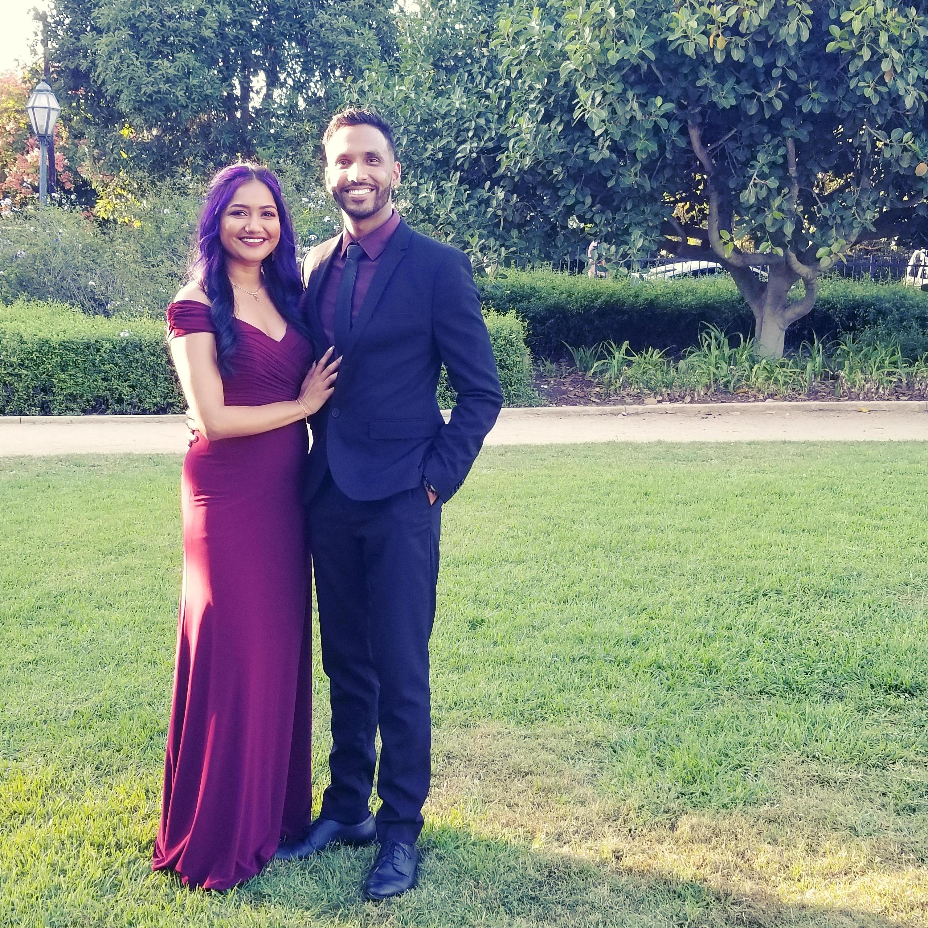 Our first wedding