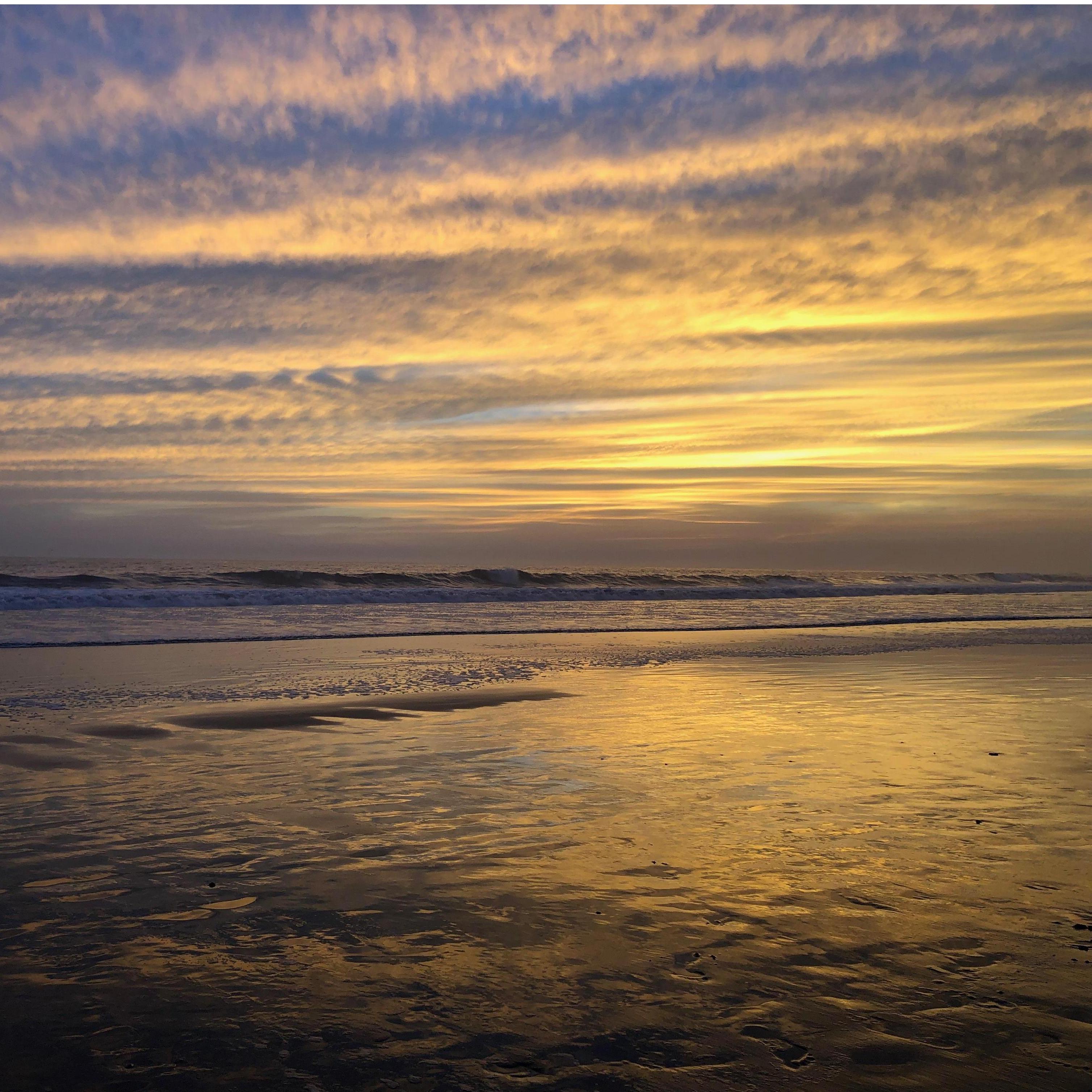Stunning beach sunsets