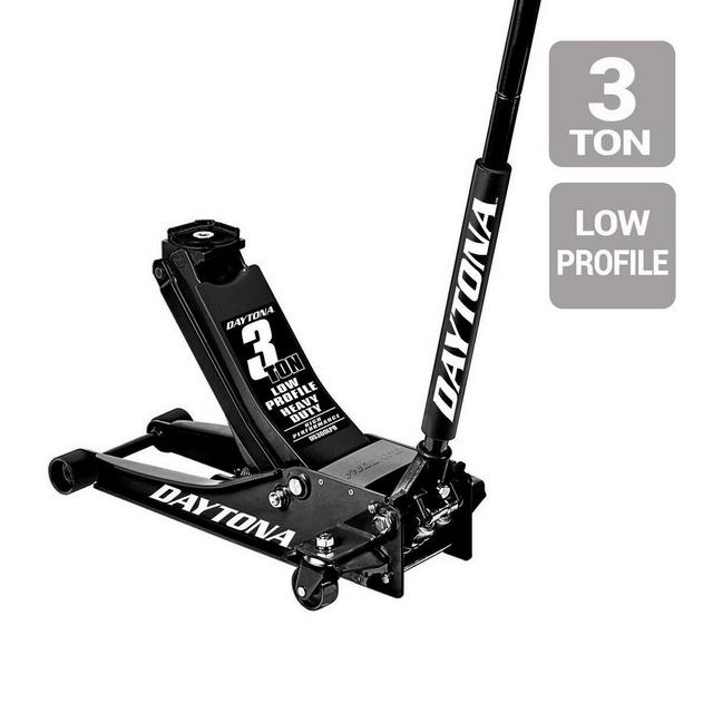 3 ton Low-Profile Professional Floor Jack with RAPID PUMP, Black