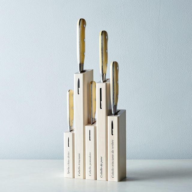 Berti White-Handled Italian Kitchen Knives