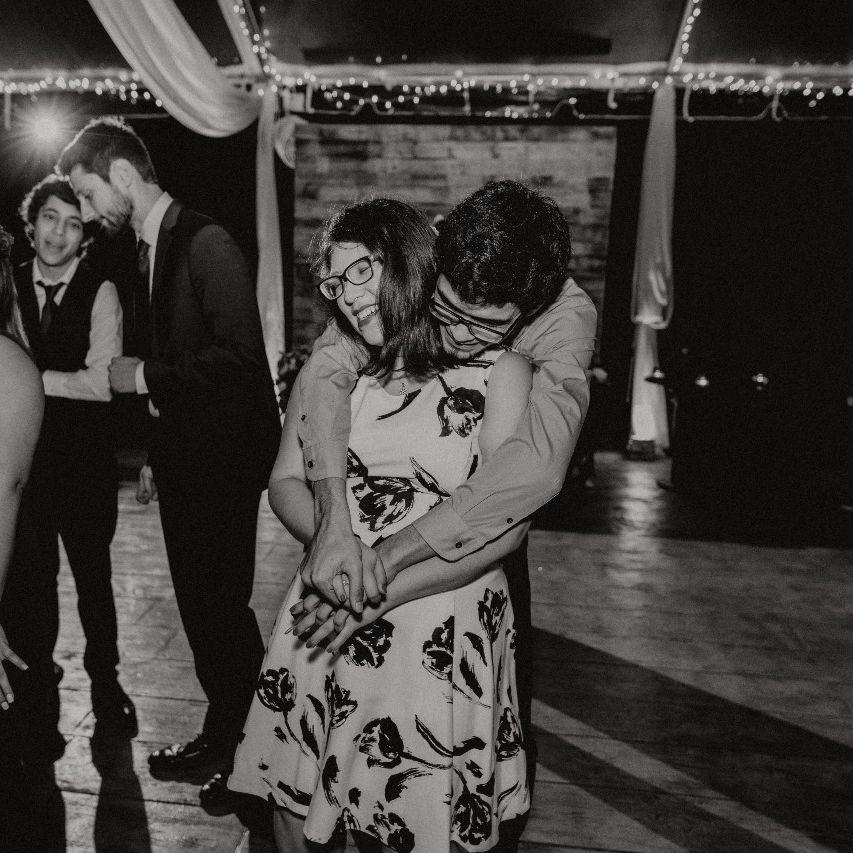 First wedding they were invited to as a couple. Photo was sent by the bride and is one of Mary's favorite photo's to date. Homestead, Florida. December 2018.