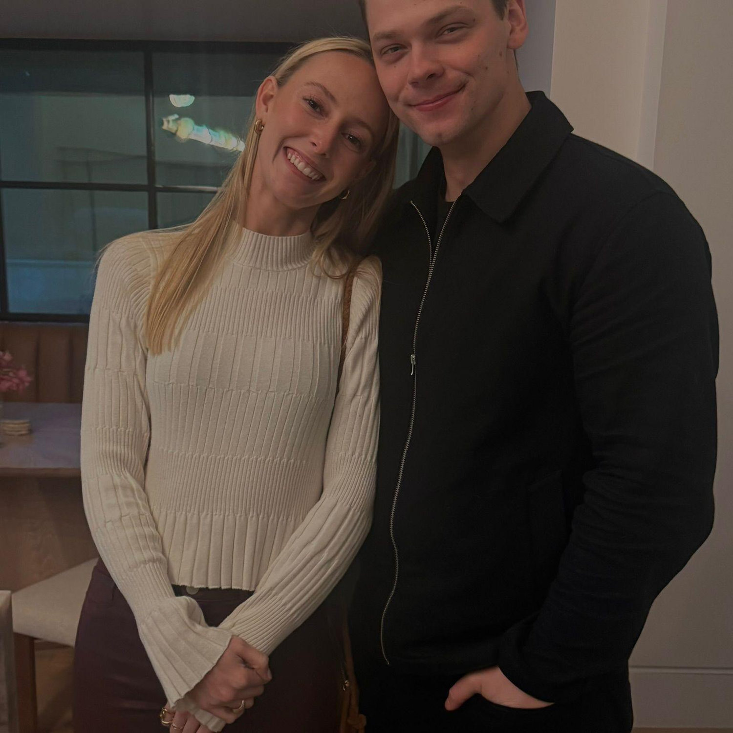 The first photo we took together (pre-officially dating!!)