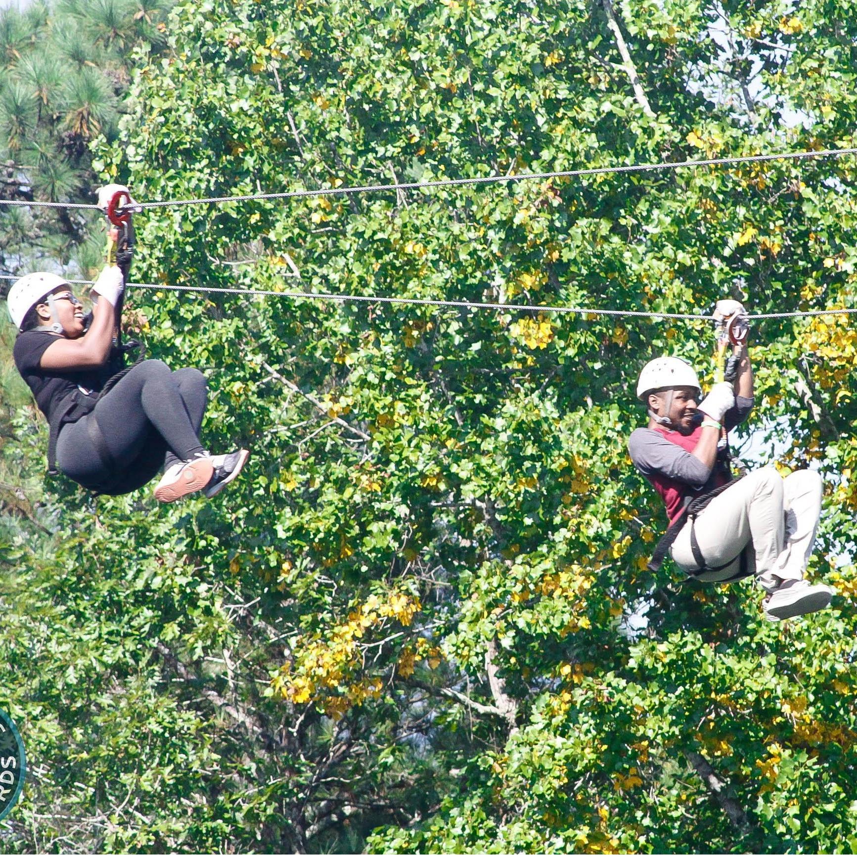 Ziplining Race (Kayla Won)