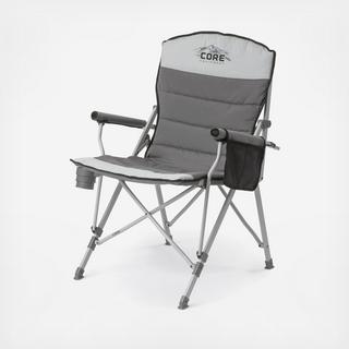 Padded Hard Arm Camp Chair