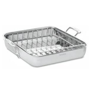 Cuisinart 16-Inch Roaster, Chef's Classic Rectangular Roaster with Rack, Stainless Steel