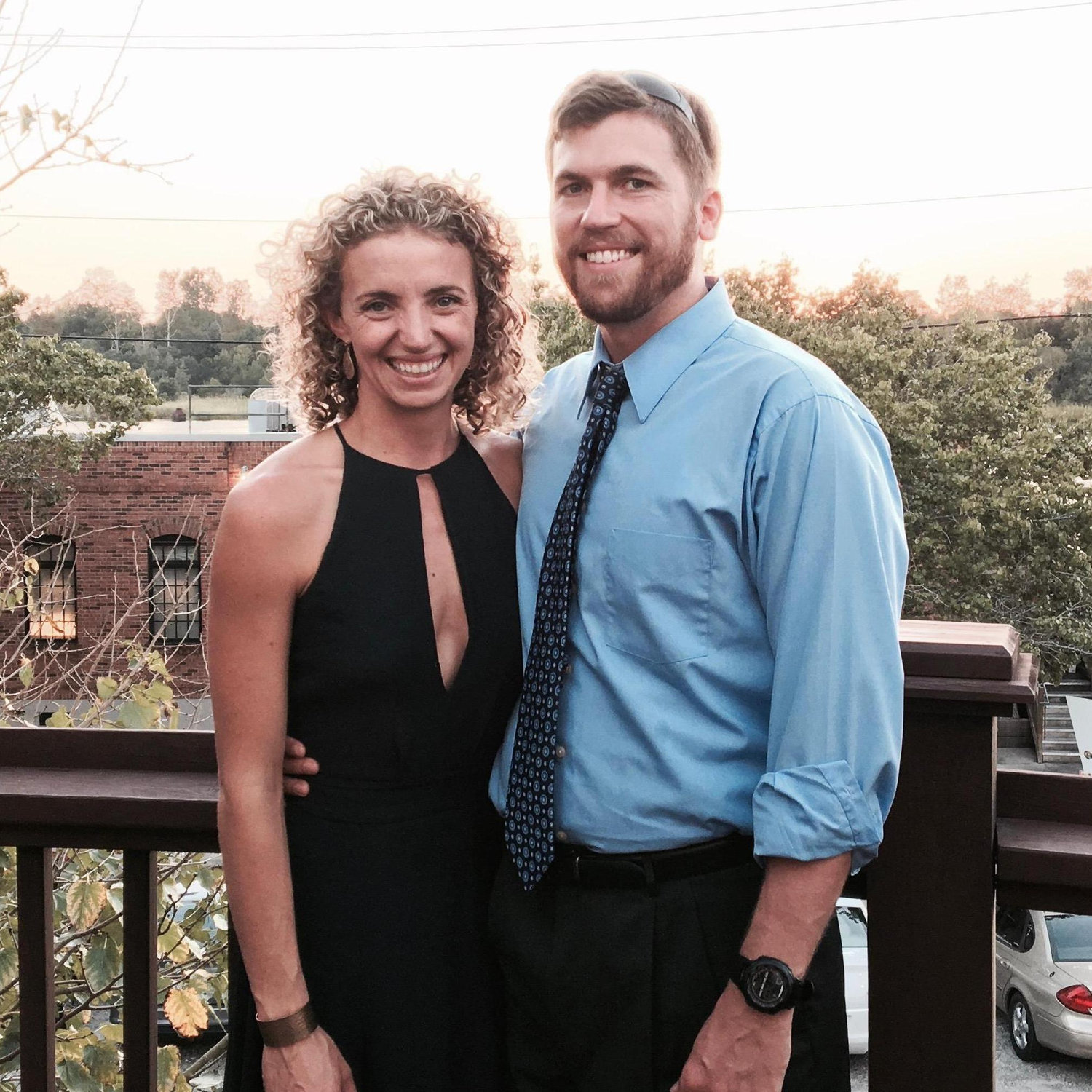 At the wedding of Matt's sister Colleen & Brandon Hales. September, 2016.
