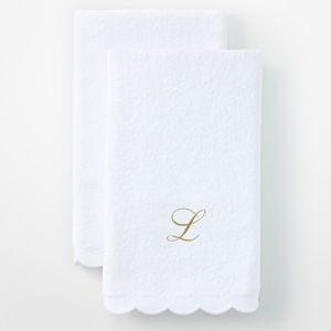 Scalloped Hand Towels