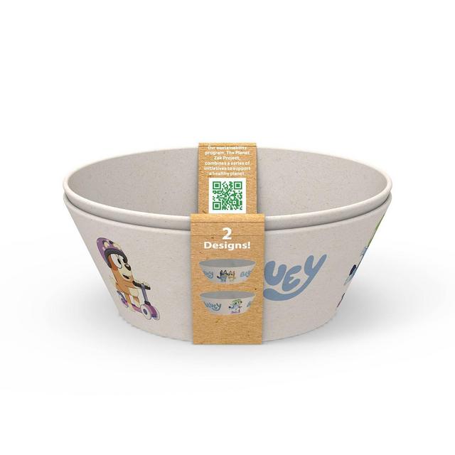 Bluey 22oz 2pk Melamine and Bamboo Bowl Set - Zak Designs
