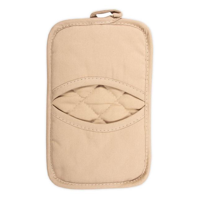 KitchenSmart® Colors Solid Pocket Pot Mitt in Sand