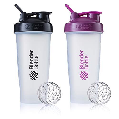 BlenderBottle Classic Loop Top Shaker Bottle, 28-Ounce 2-Pack, Colors May Vary