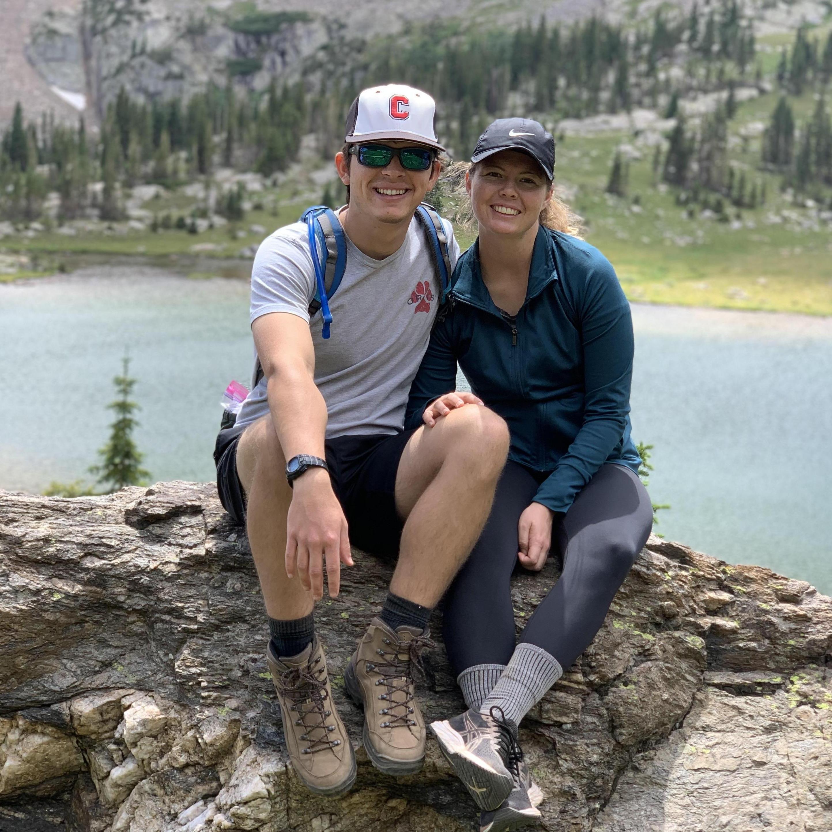 Hiked 8 miles for this view in Colorado.