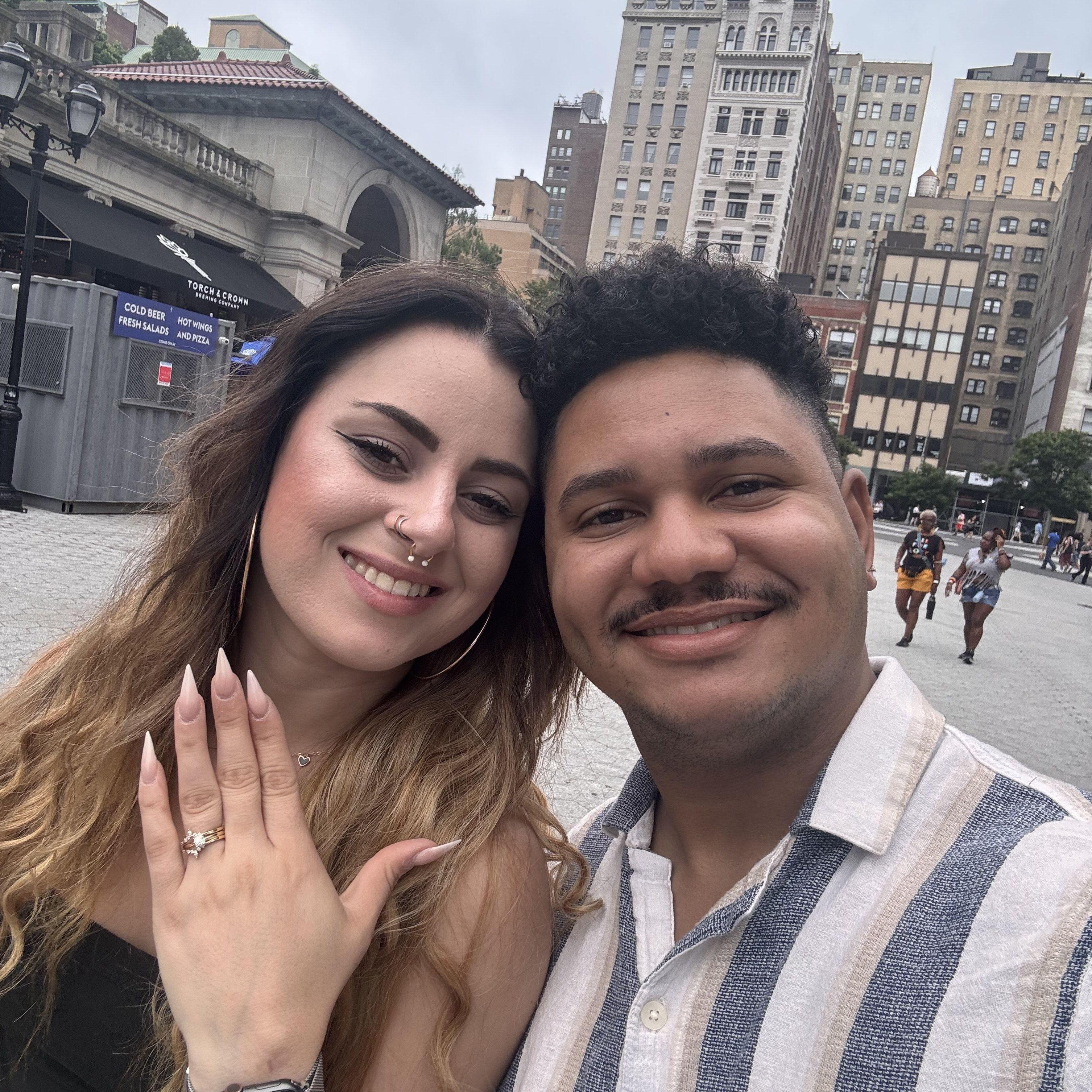 NYC 2024 - first day as fiances!