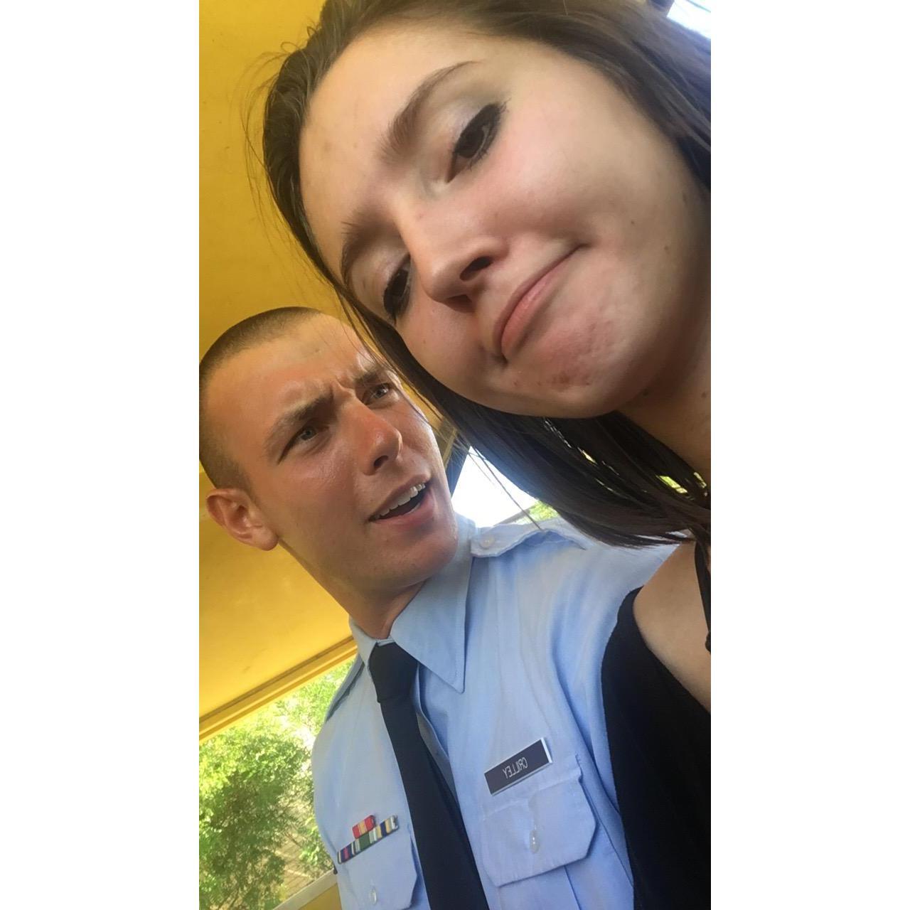 San Antonio 2017. 
Jay's basic training graduation weekend.
