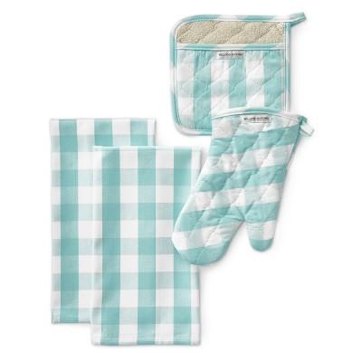 Williams Sonoma Check Kitchen Linens Set
