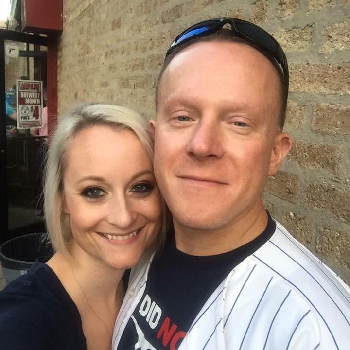 One of our favorite things to do together is going to Cubs games