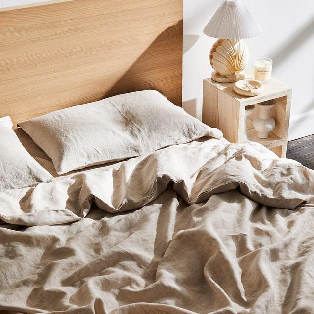Oatmeal 100% Flax Linen Bedding Set
