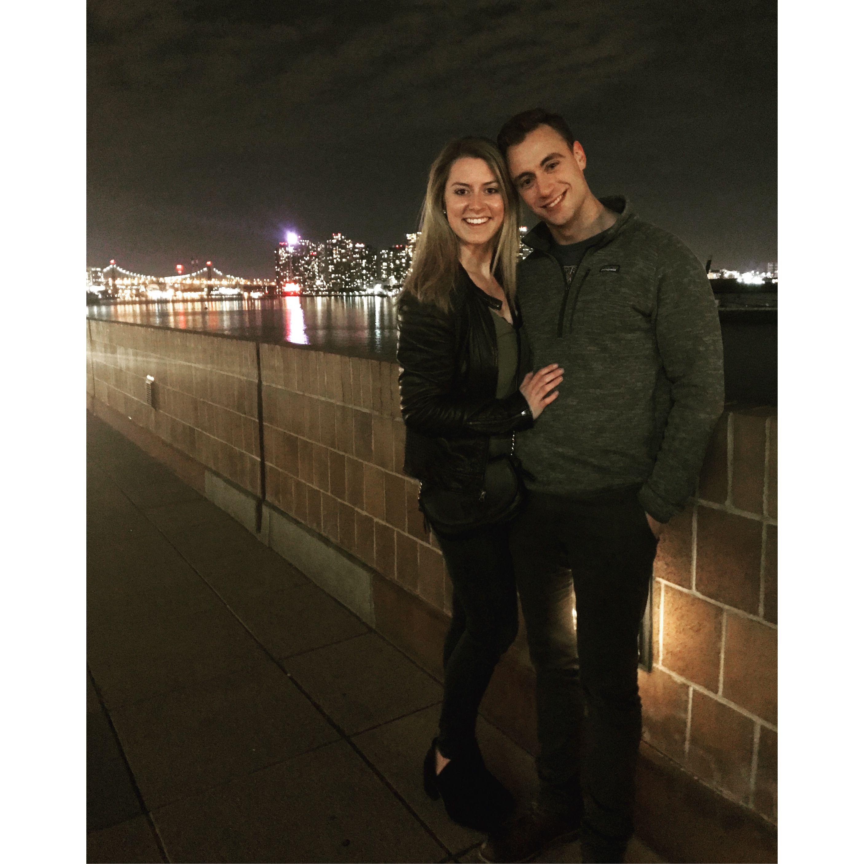 Sarah's first trip to visit Chris in New York