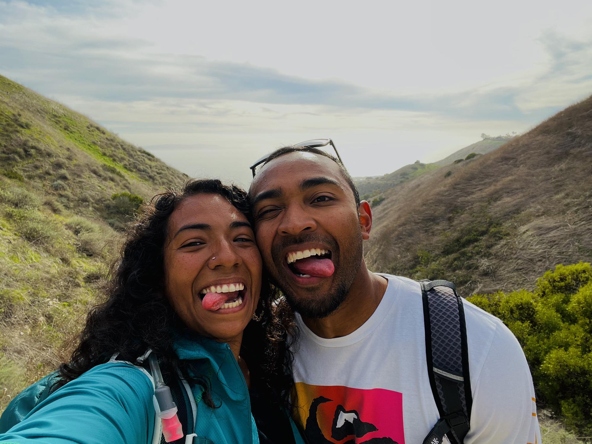 Celebrated Valentine’s Day with a hike in Palos Verdes and had a beautiful boho picnic setup at a park overlooking the ocean at sunset.