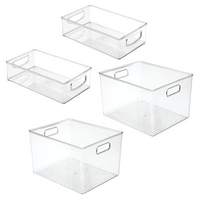 Plastic Kitchen Food Storage Organizer Bin