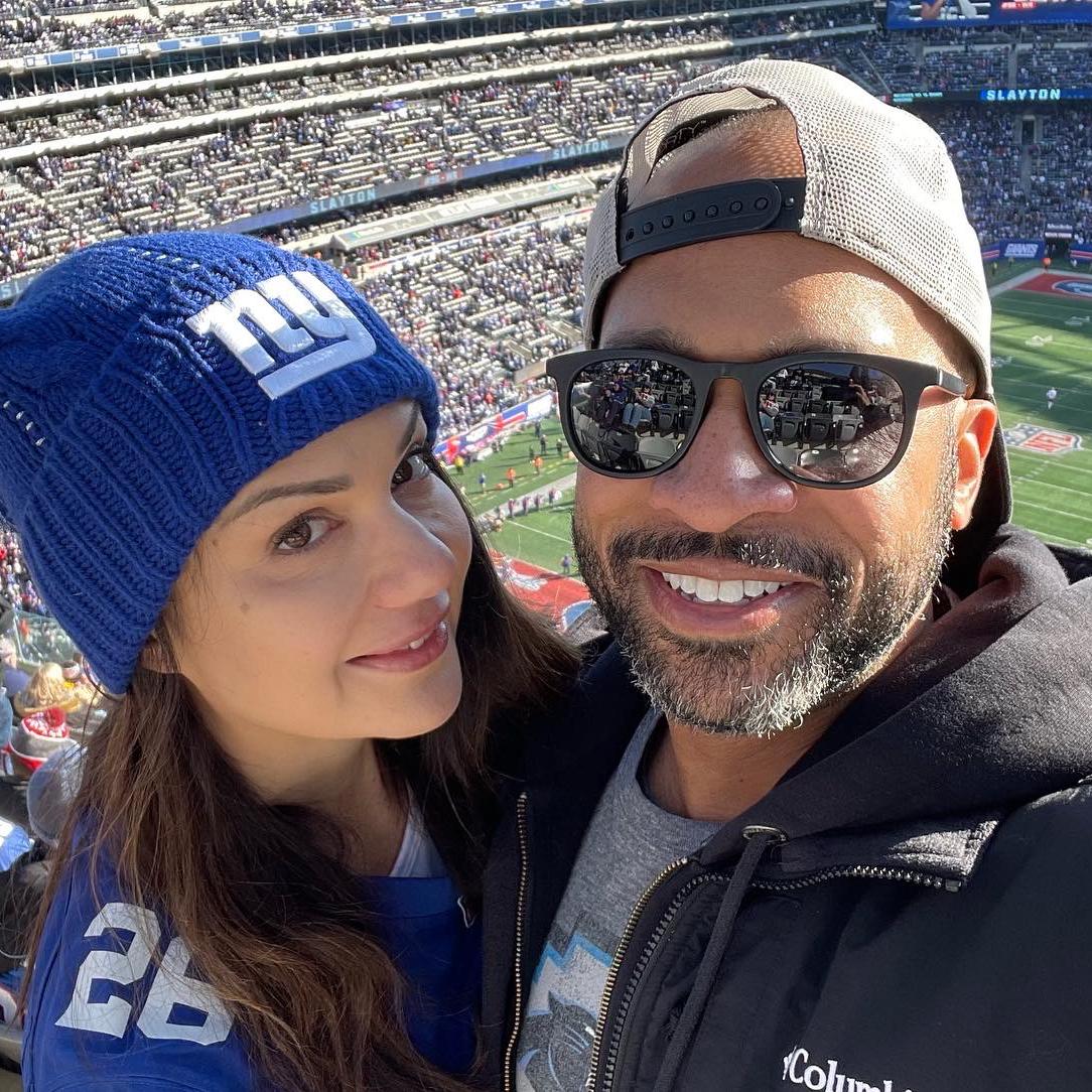 We met in a sports bar, with a conversation  about the rules of football. 11 years later, watching the games is a favorite activity.