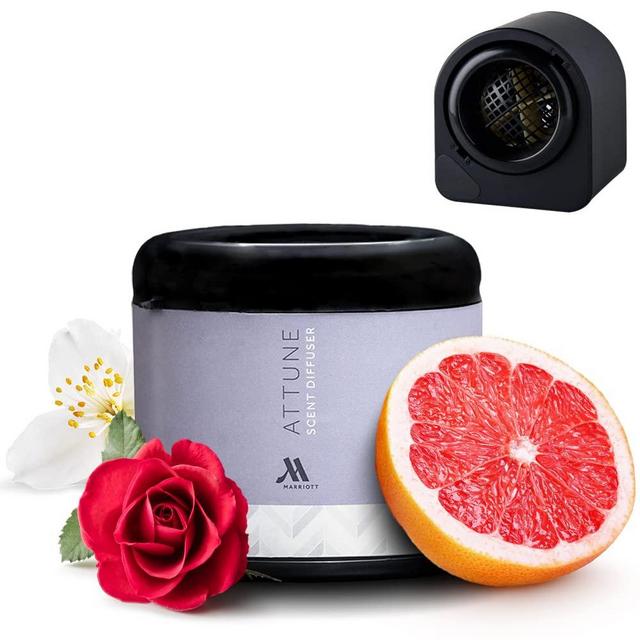 Marriott Attune Scent Diffuser with Cartridge - Aromatherapy Home Fragrance Signature Hotels Aroma - Cedar & Floral -Signature Scent