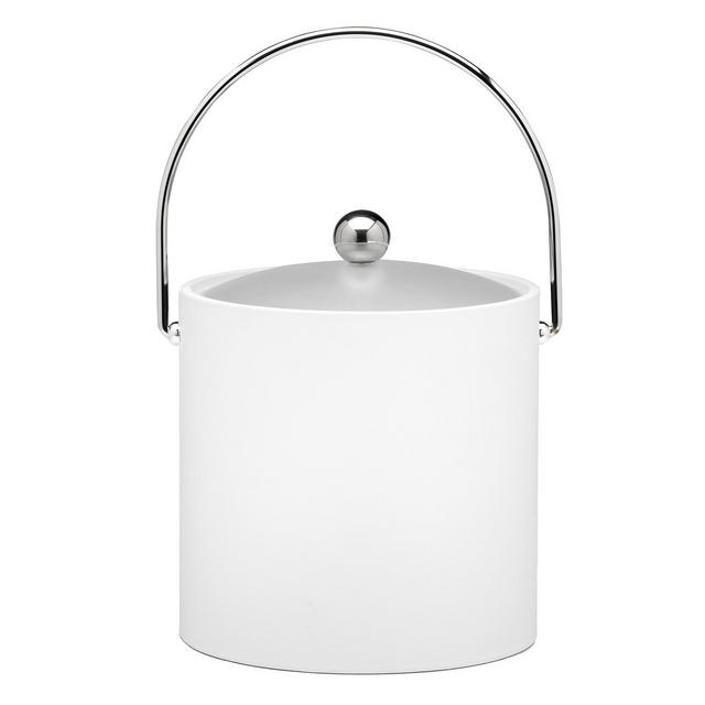 Bartender's Choice Chrome Ice Bucket, 3 Quart