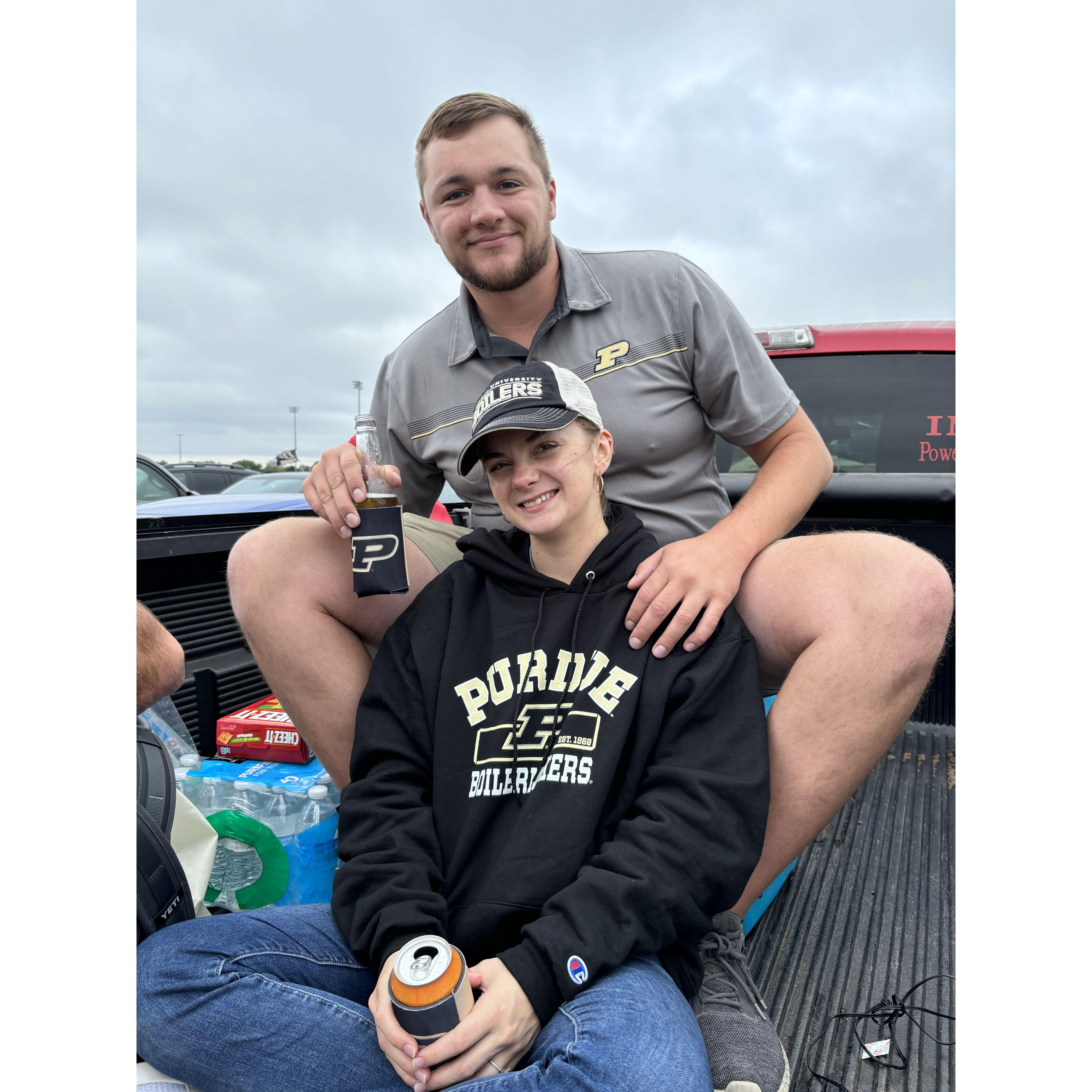 Our first Purdue football game