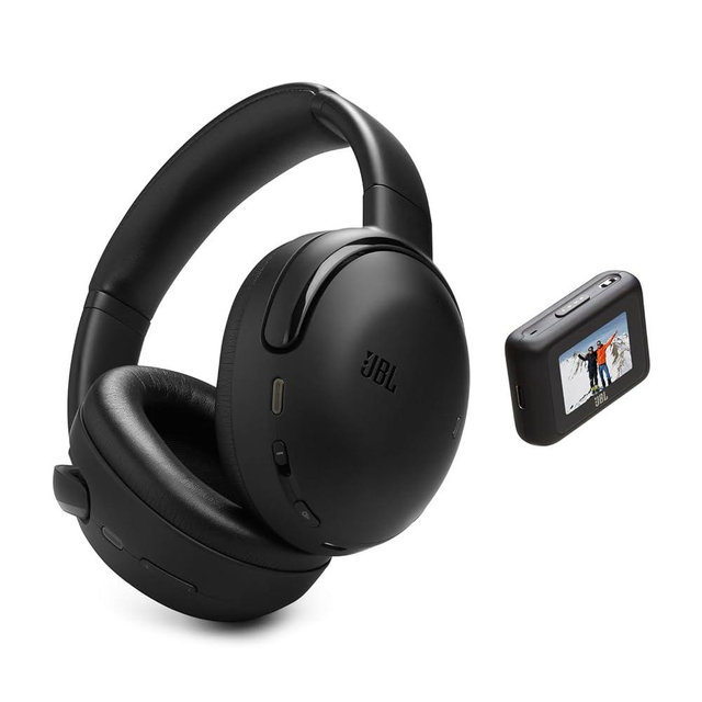 JBL Tour One M3 Smart Tx - Wireless Over-Ear Noise Cancelling Headphones with Smart Transmitter, Hi-Res Audio (3.5mm or USB-C), Spatial 360 Sound with Head Tracking & 70Hrs of Playback (Black)