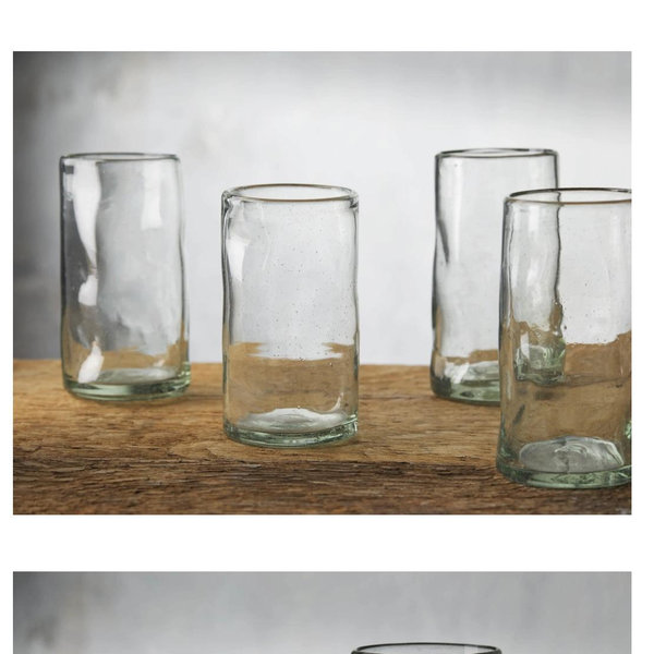 Organic Highball Glasses (Set of 4)