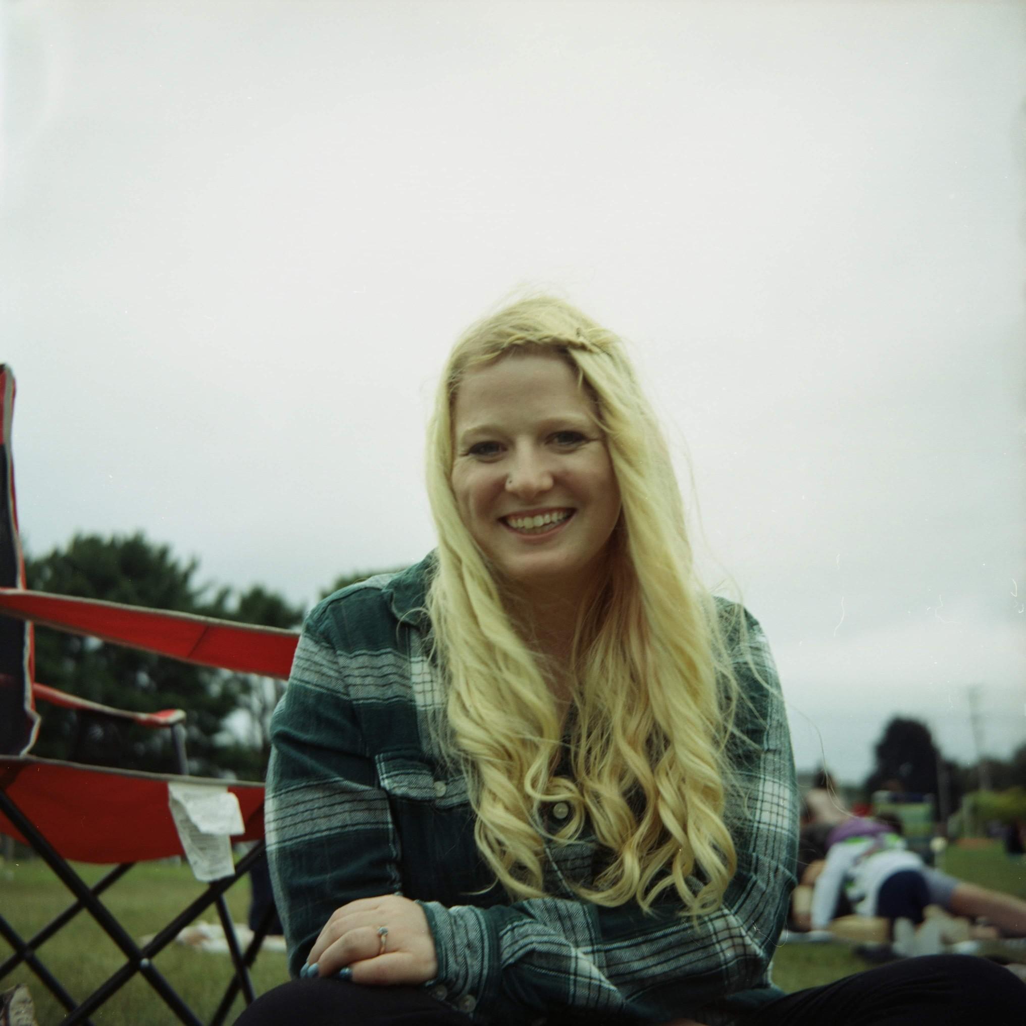 Dawson took this picture on his twin lens reflex camera