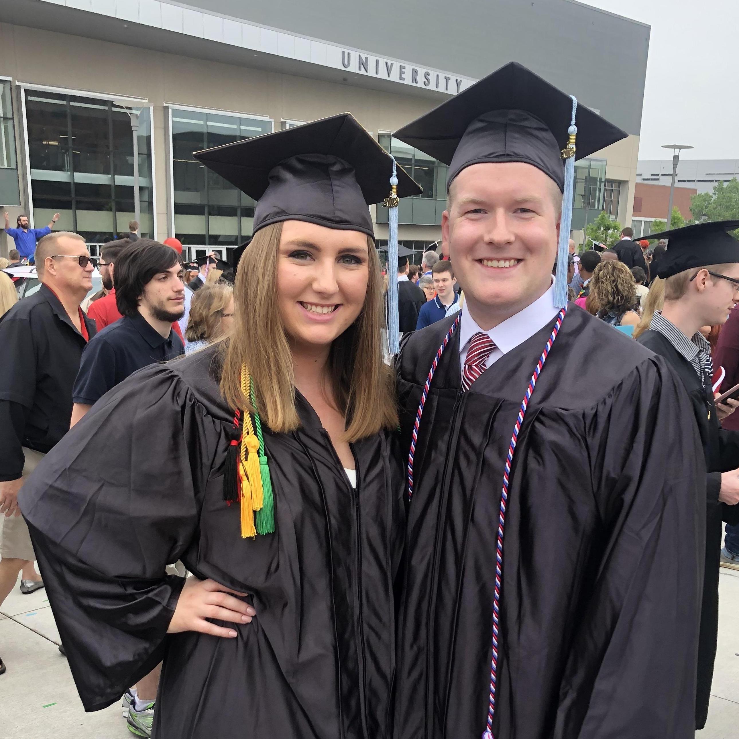 College Graduates from the University of Cincinnati! We walked across the stage together to get our diplomas!