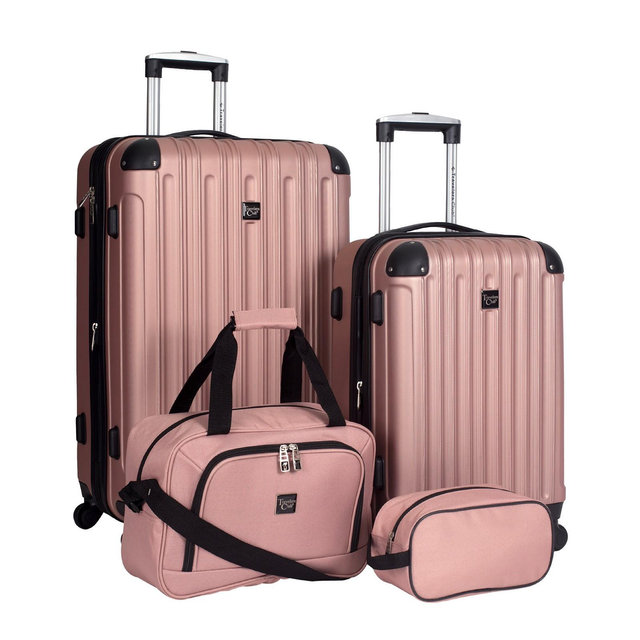 Travelers Club Midtown 4-Pc. Hardside Luggage Set