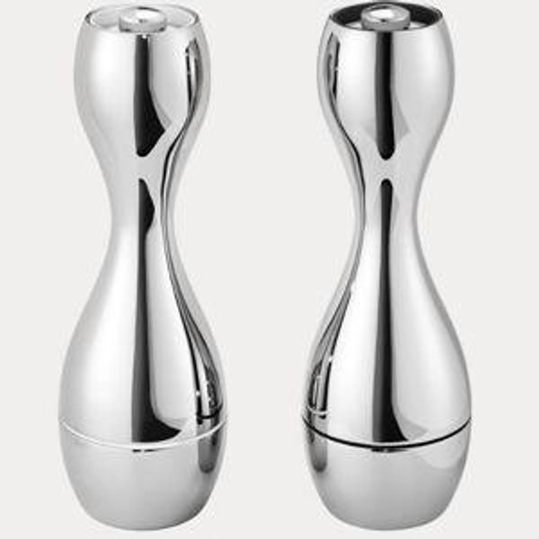 Cobra salt & pepper grinder set in stainless steel