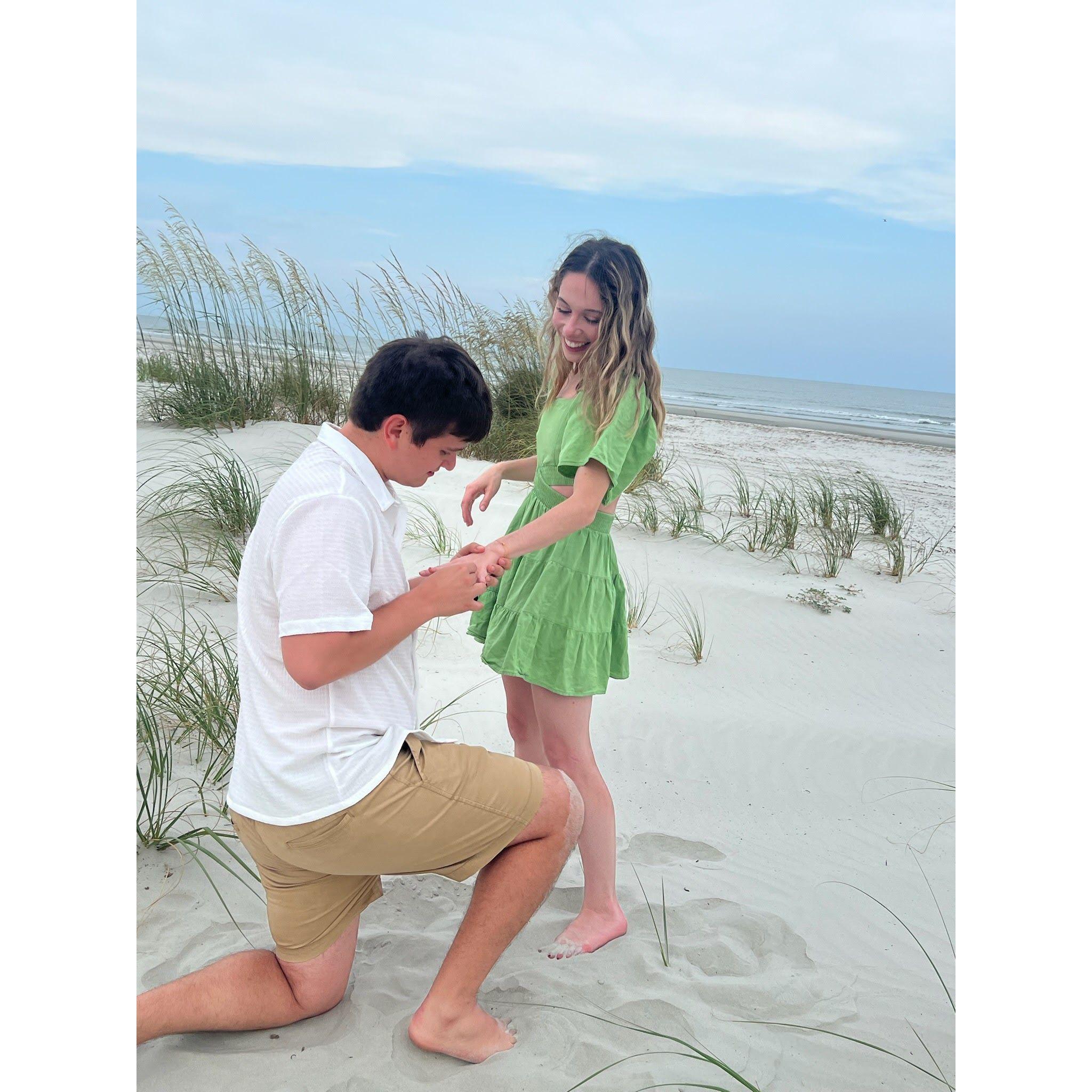 Obviously, Colleen said Yes!!!!