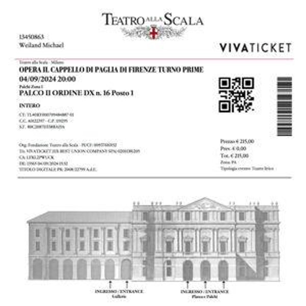 Opera Tickets For Two